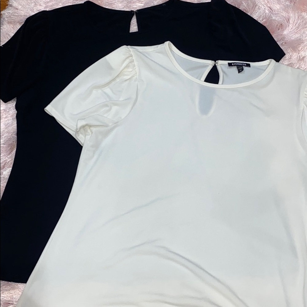 Shirt puff sleeve tee